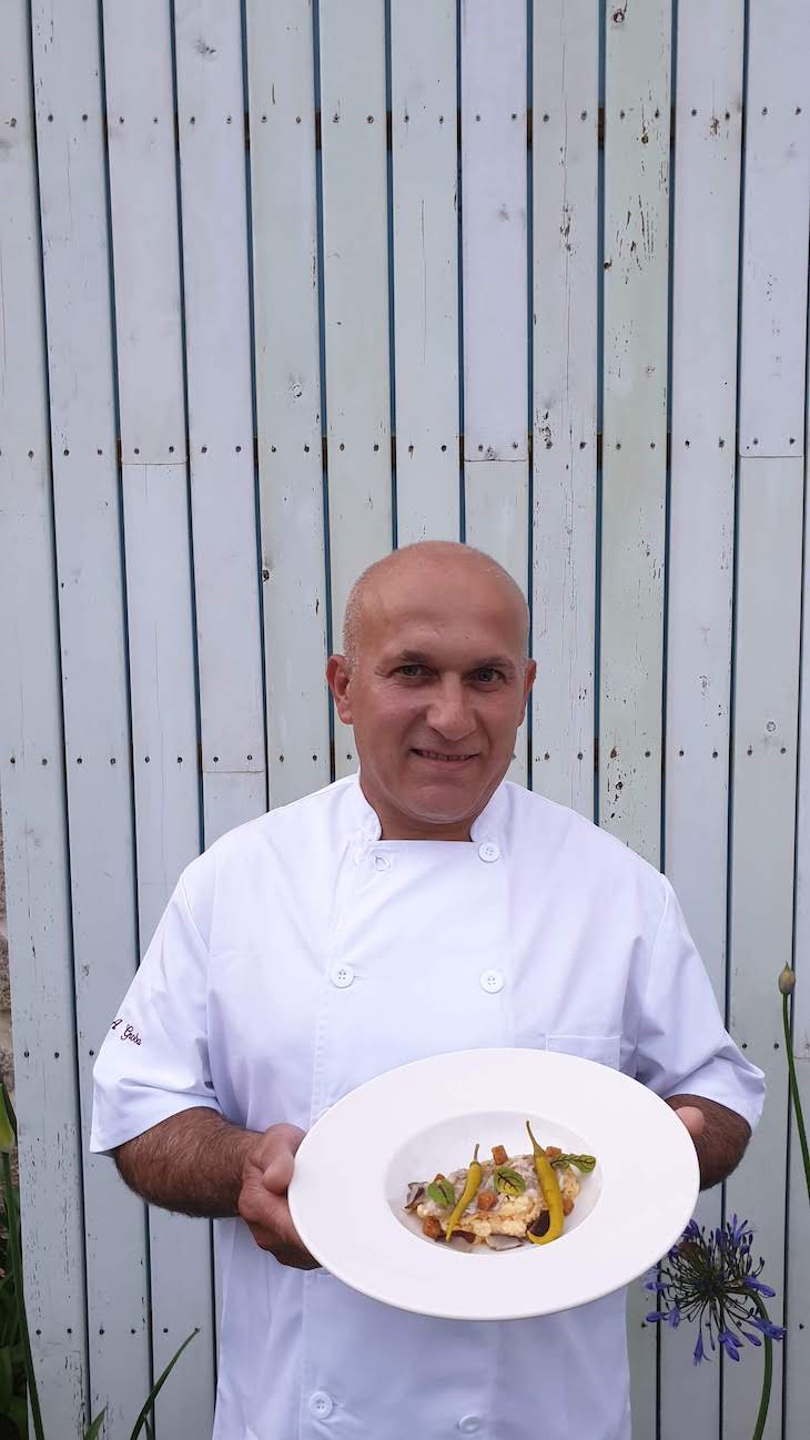 Chef Juan Antonio Groba do Hotel Nande - As Neves - Pontevedra - Espanha © Viaje Comigo
