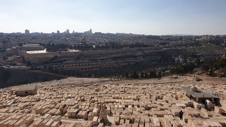 Vista do Monte das Oliveiras - Jerusalém - Israel © Viaje Comigo