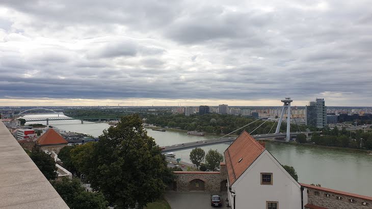 Vista do castelo - Bratislava - Eslovaquia © Viaje Comigo