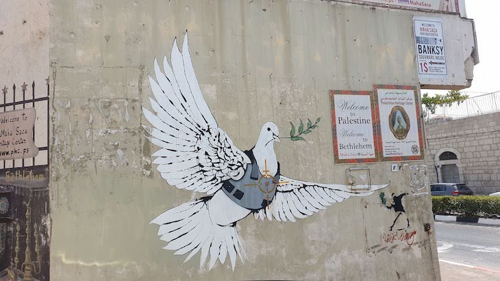 Banksy - Muro Palestina - Cisjordânia © Viaje Comigo