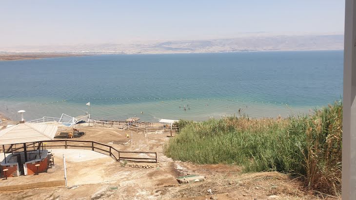 A banhos no Mar Morto - Israel © Viaje Comigo