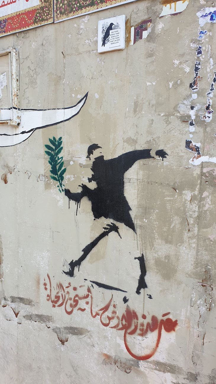 Banksy - Muro Palestina - Cisjordânia © Viaje Comigo