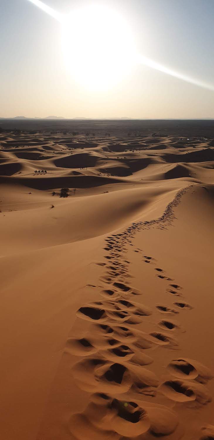 Dunas de Erg Chebbi, Merzouga - Deserto Saara, Marrocos © Viaje Comigo