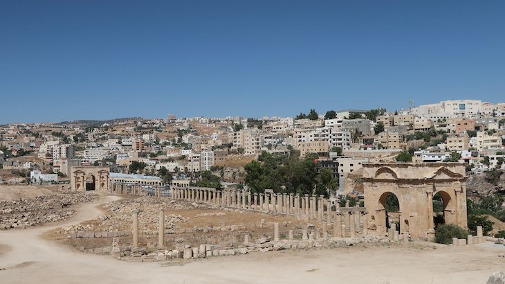 Cidade de Jerash - Jordânia © Viaje Comigo