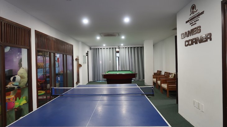 Sala de jogos do Palm Garden Beach Resort & Spa, Hoi An - Vietname © Viaje Comigo