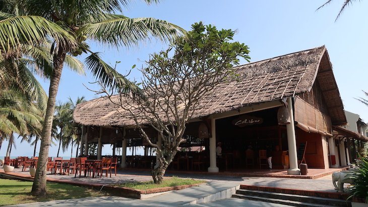 Restaurante do Palm Garden Beach Resort & Spa, Hoi An - Vietname © Viaje Comigo