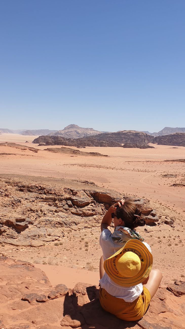 Susana Ribeiro em Wadi Rum - Jordânia © Viaje Comigo