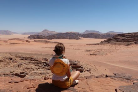 Susana Ribeiro no Wadi Rum - Jordânia © Viaje Comigo