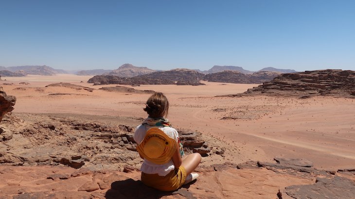 Susana Ribeiro no Wadi Rum - Jordânia © Viaje Comigo