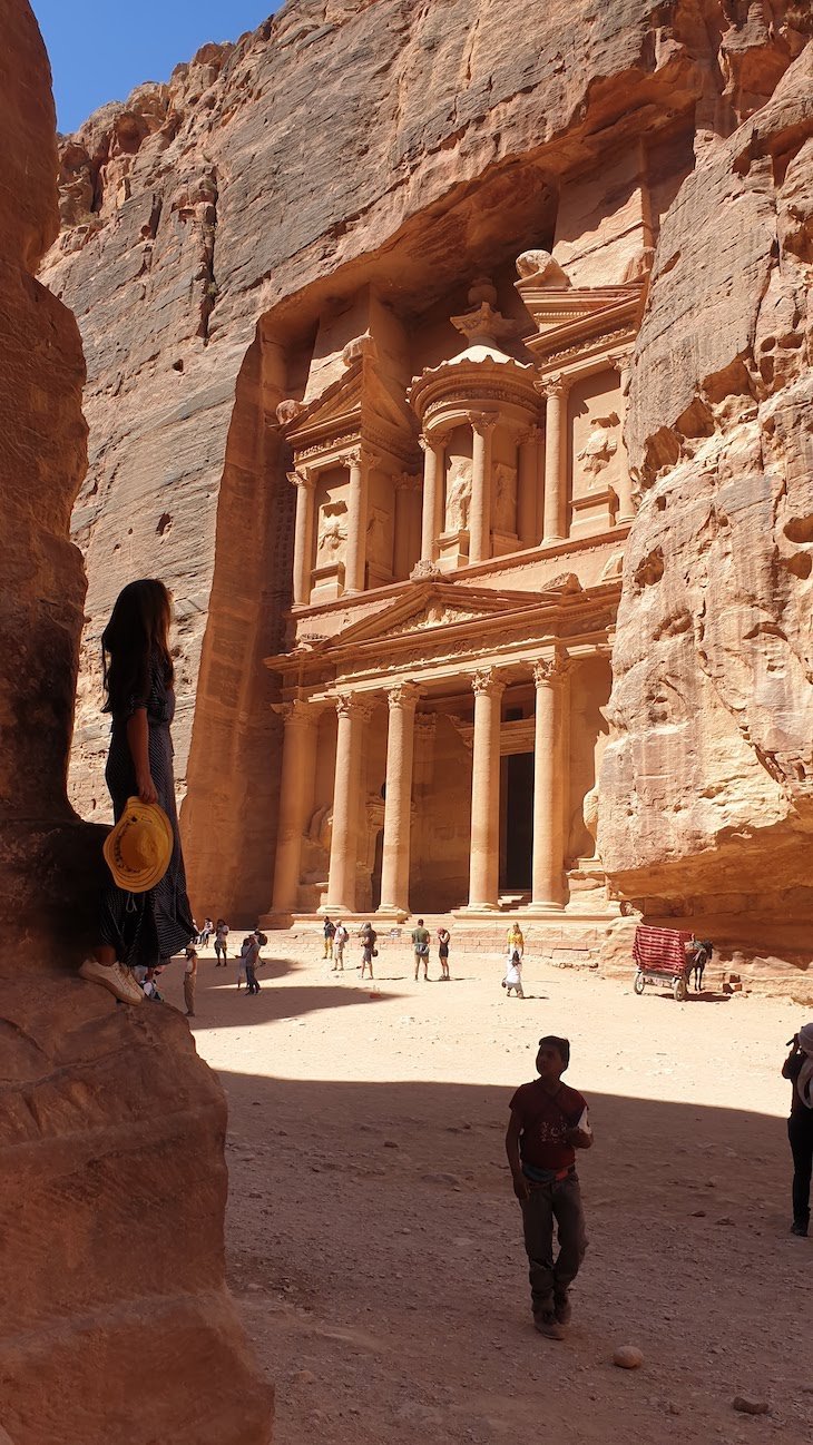 Templo de Petra - Jordânia © Viaje Comigo