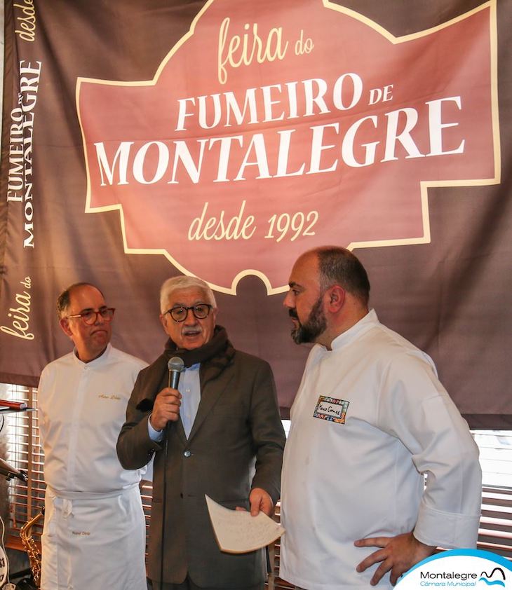 Chefe Nuno Diniz, Presidente da Câmara de Montalegre e chef Marco Gomes © DR