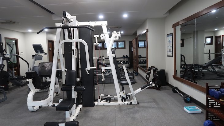 Ginásio do Palm Garden Beach Resort & Spa, Hoi An - Vietname © Viaje Comigo