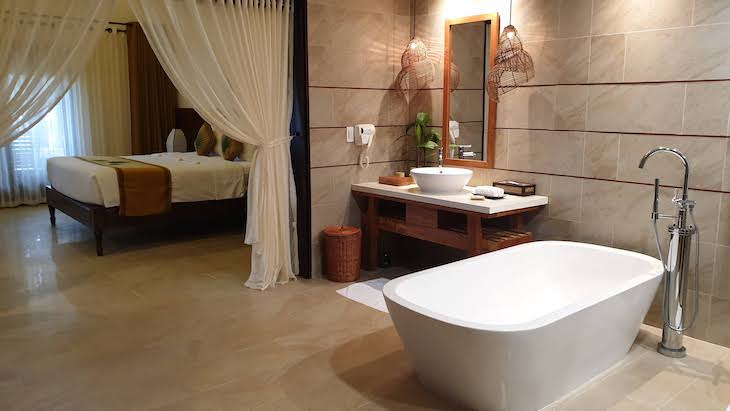 Quarto do Palm Garden Beach Resort & Spa, Hoi An - Vietname © Viaje Comigo