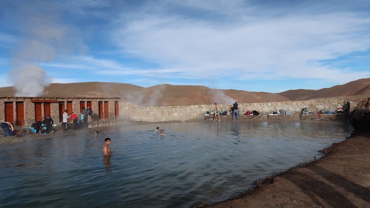 Águas termais no Geyser el Tatio - Atacama - Chile © Viaje Comigo