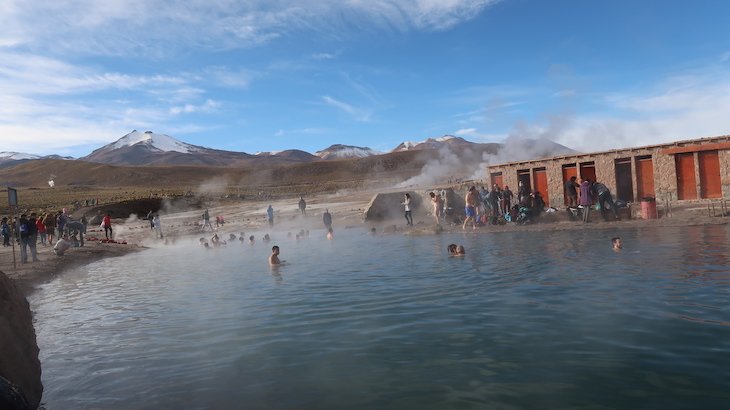 Águas termais no Geyser el Tatio - Atacama - Chile © Viaje Comigo