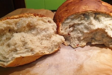 Receita de pão com frutos secos © Viaje Comigo