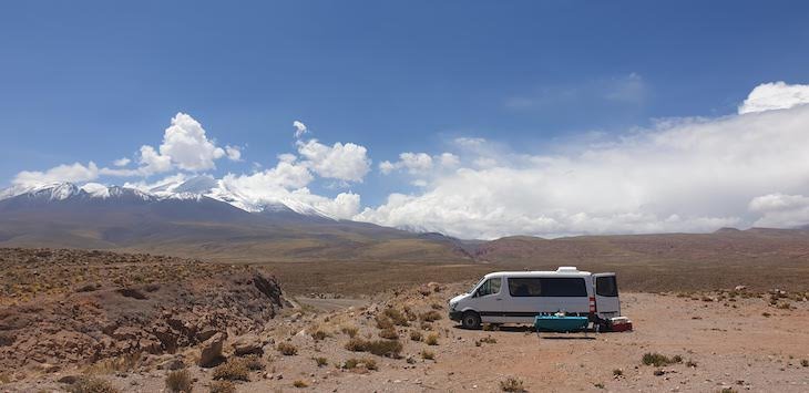 Almoço do Tour Lagunas Altiplânicas e Piedras Rojas - Atacama - Chile © Viaje Comigo