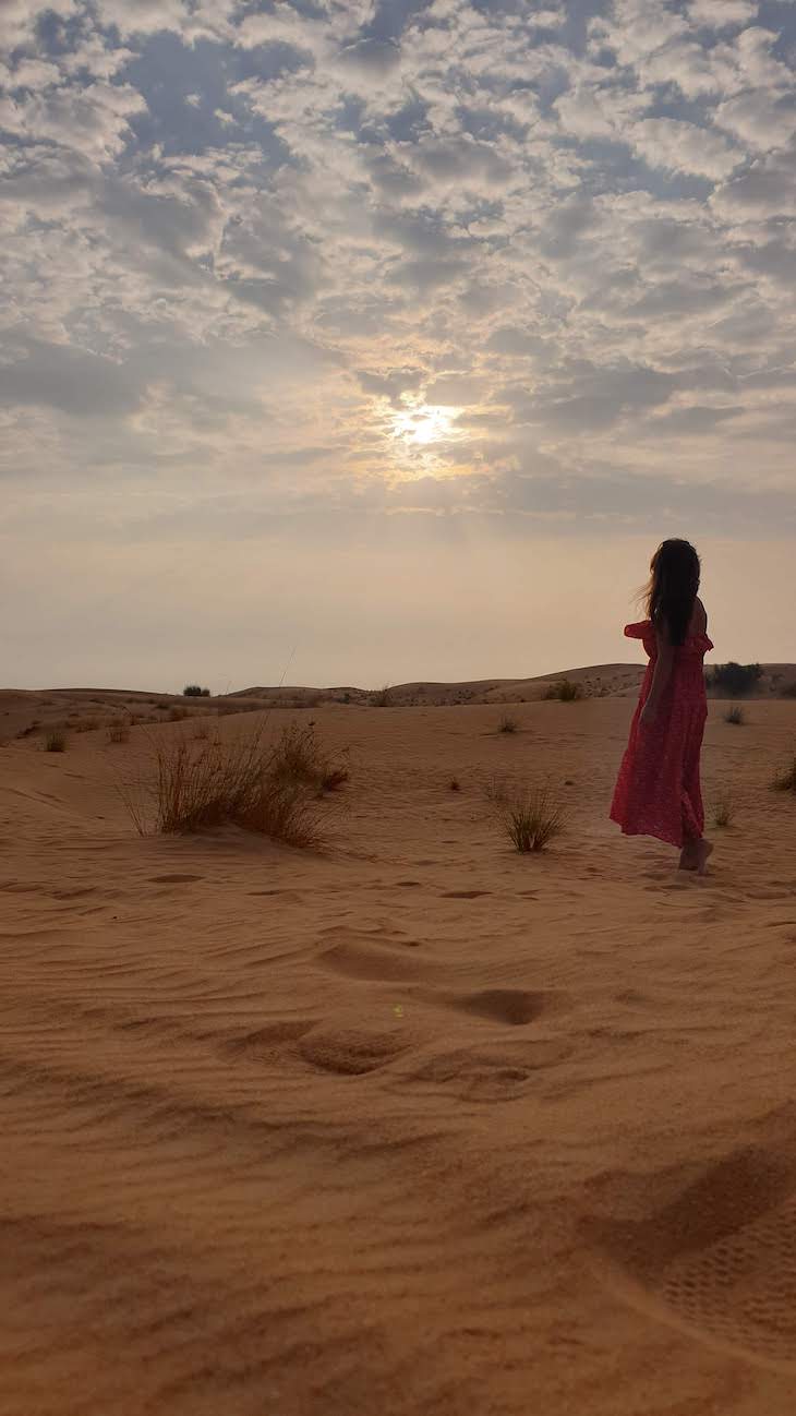 Nascer do sol - Dubai Desert Conservation Reserve - Dubai - Emirados Árabes Unidos © Viaje Comigo