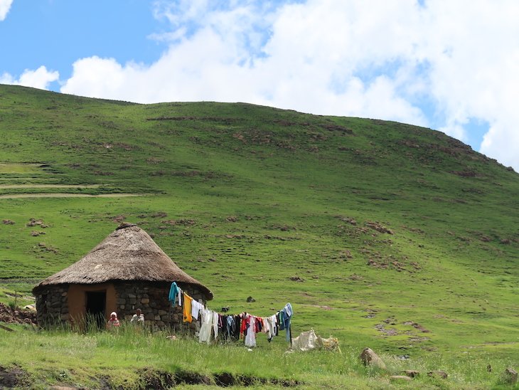 Casa na zona rural do Lesoto © Viaje Comigo