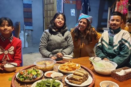 Jantar em Tinh Hong, a Homestay de Sa Pa - Lao Cai - Vietname © Viaje Comigo