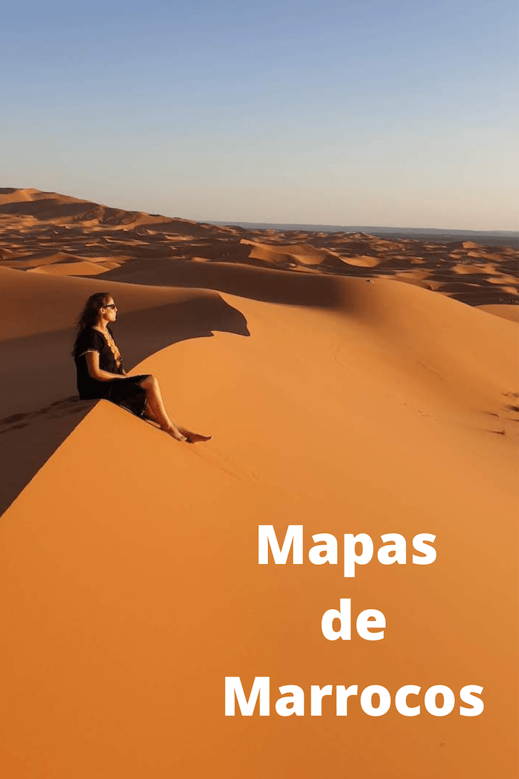 Mapas de Marrocos © Viaje Comigo