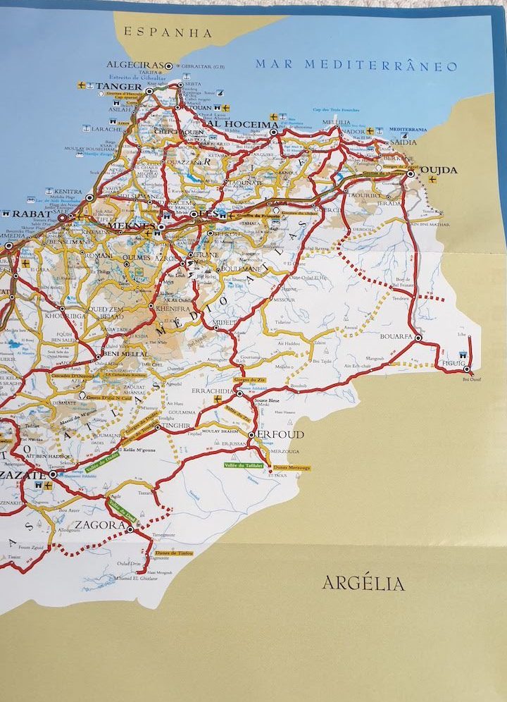 Mapas de Marrocos