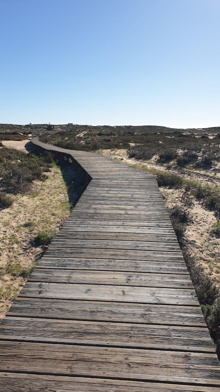 Passadiço para a praia da Ilha da Culatra - Algarve - Portugal © Viaje Comigo