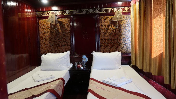 Quarto camas Baia de Ha Long - Halong Bay - Vietname © Viaje Comigo
