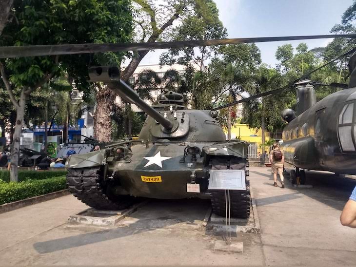 Museu (dos Vestígios) de Guerra, Ho Chi Minh, Vietname © Viaje Comigo 