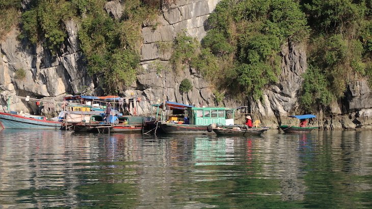 barcos casa Vung Vieng -Baia de Ha Long - Halong Bay - Vietname © Viaje Comigo