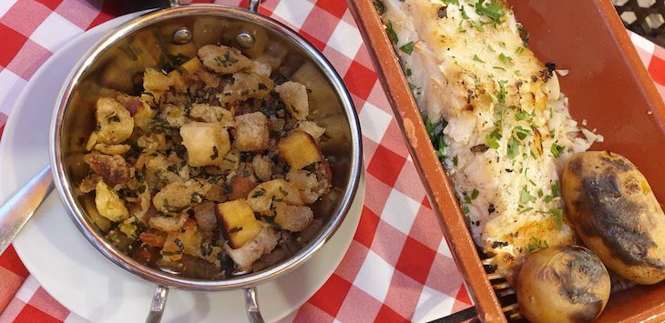 Bacalhau na telha - Taberna O Lidador - Óbidos - Portugal © Viaje Comigo