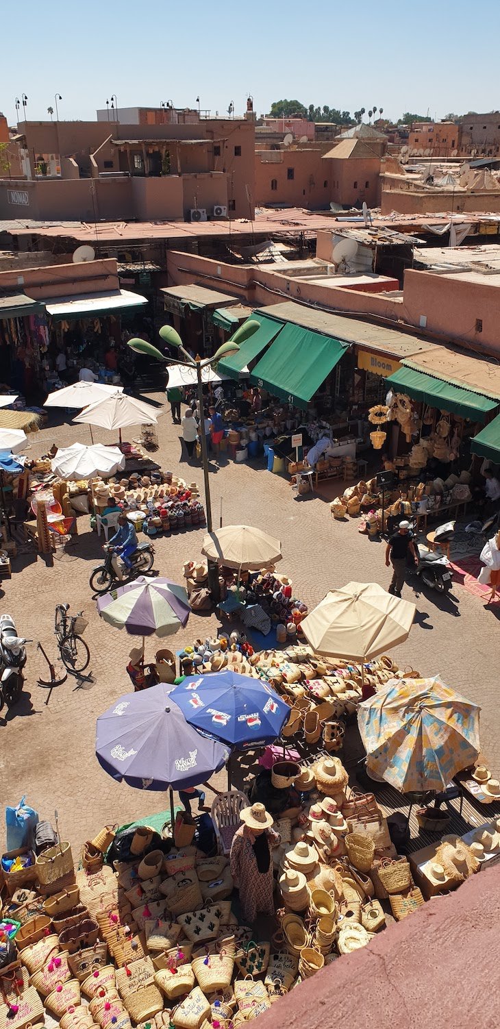 Vista do Café des Épices Marraquexe - Marrocos © Viaje Comigo
