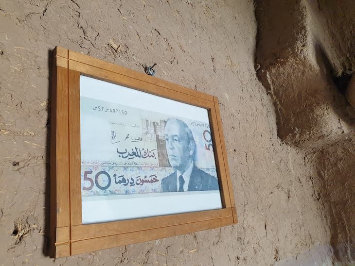 Kasbah Amridil na antiga nota de 50Dh - Skoura -Marrocos © Viaje Comigo