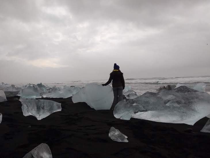 Susana Ribeiro - Diamond Beach - Islândia © Viaje Comigo