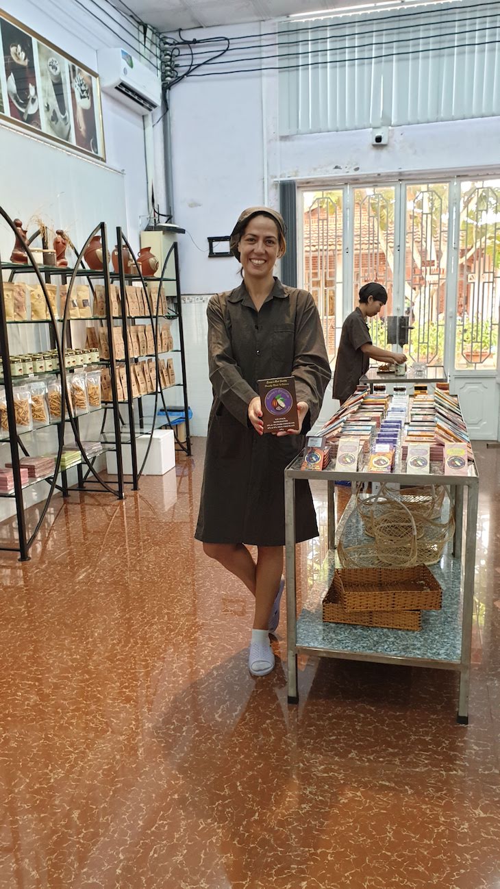 Fábrica de Chocolate - Passeio no Delta do Mekong - Vietname © Viaje Comigo