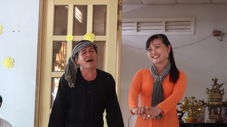 Teatro no Passeio no Delta do Mekong - Vietname © Viaje Comigo