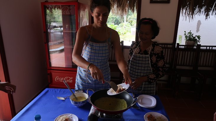 Workshop de crepes - Almoço no Passeio no Delta do Mekong - Vietname © Viaje Comigo