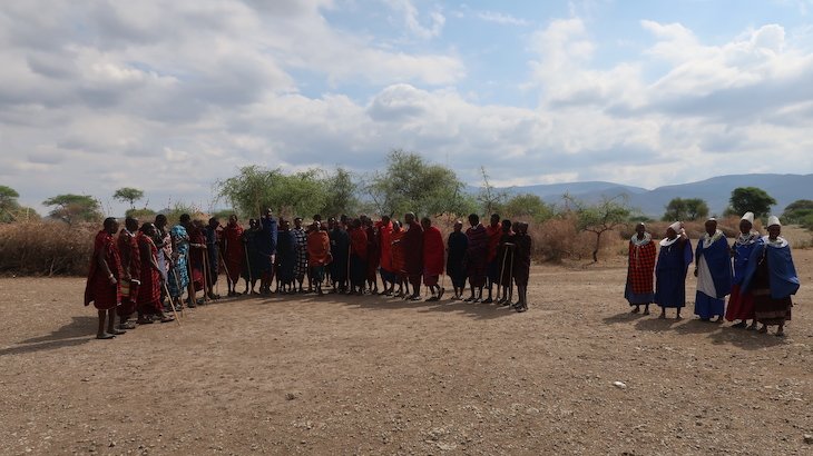 Com a Tribo Massai - Tanzania © Viaje Comigo