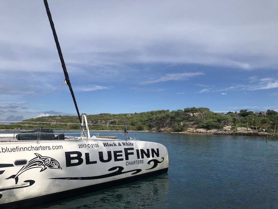 Klein Curaçao, Bluefinn catamaran , Curaçao © Viaje Comigo