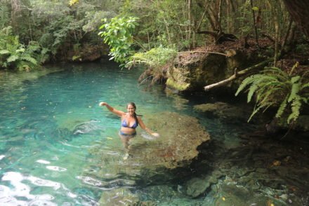 Susana Ribeiro lagoa Reserva Ecologica Ojos Indigenas - República Domincana © Luis Canto:Presstur