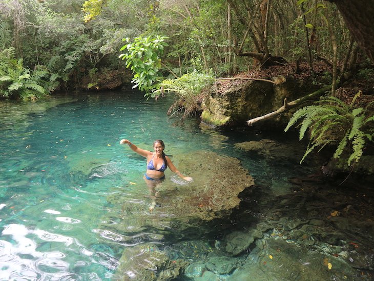 Susana Ribeiro lagoa Reserva Ecologica Ojos Indigenas - República Domincana © Luis Canto:Presstur