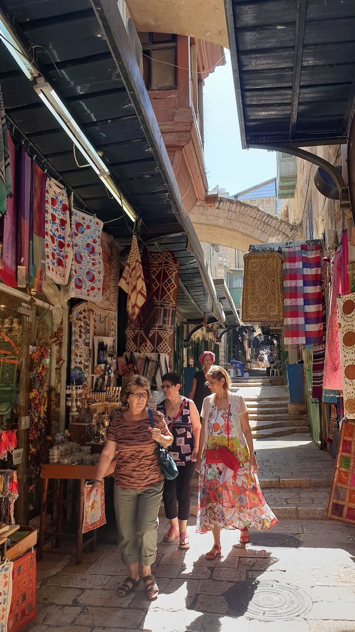 Lojas em Jerusalem - Israel © Viaje Comigo