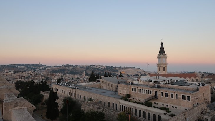 Vista do Centro Notre Dame de Jerusalém - Israel © Viaje Comigo