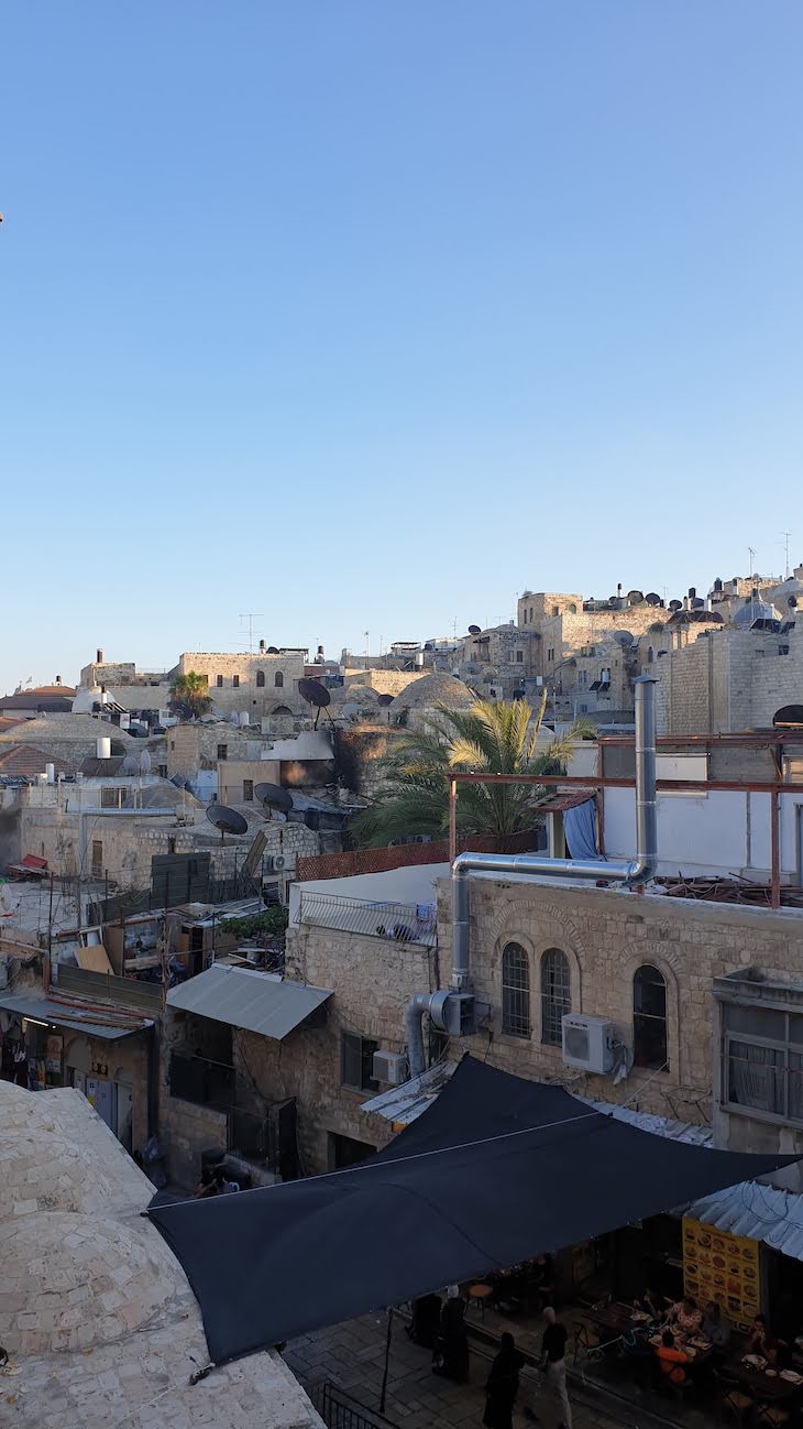 Vista do Terraço do Hospicio Austriaco - Jerusalem - Israel © Viaje Comigo
