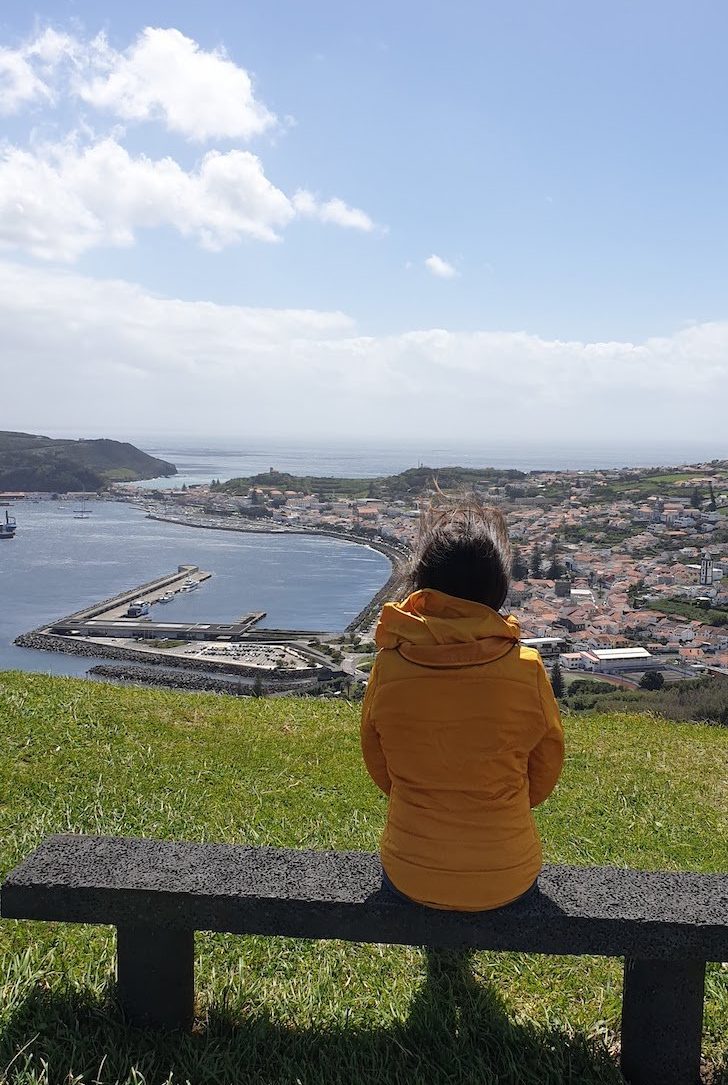 Miradouro Nossa Senhora da Conceição - vista para Horta - Faial - Açores © Viaje Comigo
