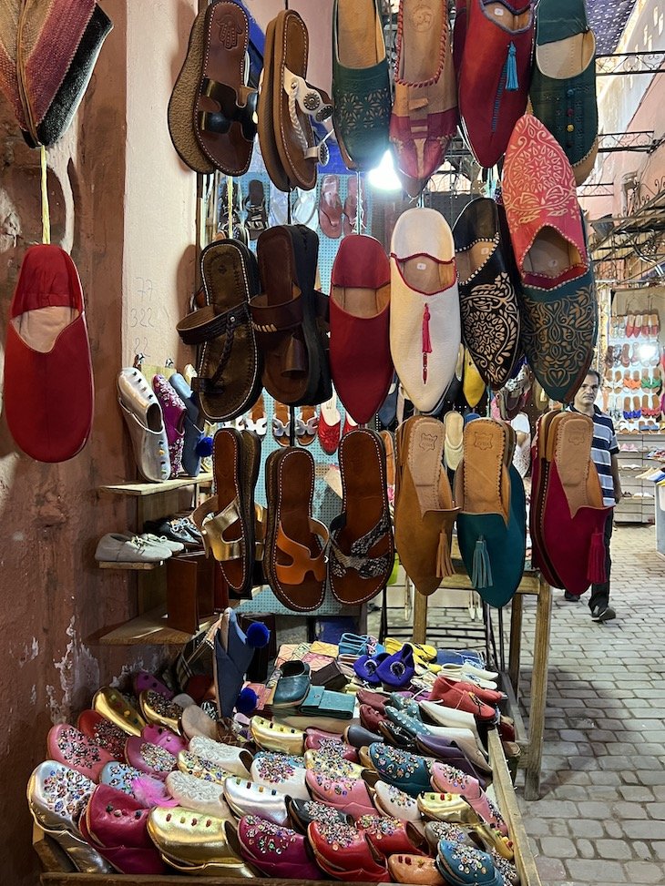 Babouches - Marraquexe - Marrocos © Viaje Comigo