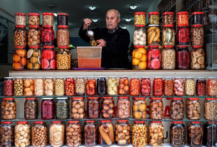 Pickles - Comidas de rua em Istambul - Turquia