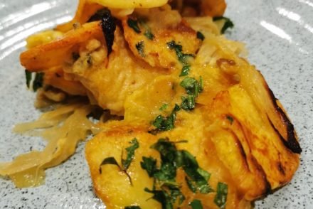 Receita Bacalhau à Coimbra nos restaurantes da cidade