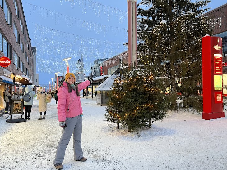 Susana Ribeiro em Rovaniemi -Lapónia - Finlândia © Viaje Comigo