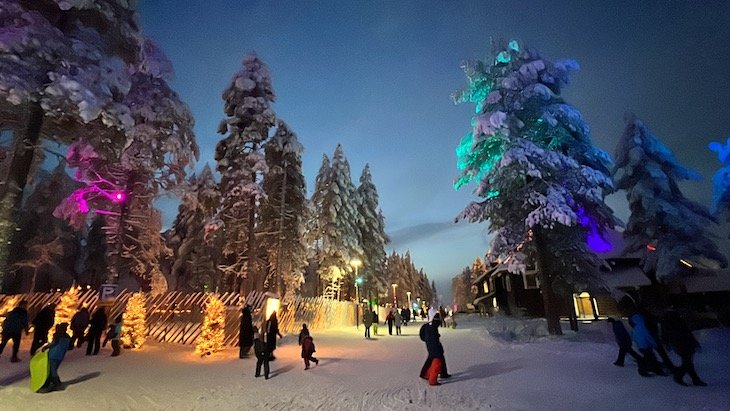 Rovaniemi, finlândia - 5 de março de 2017: escritório do papai